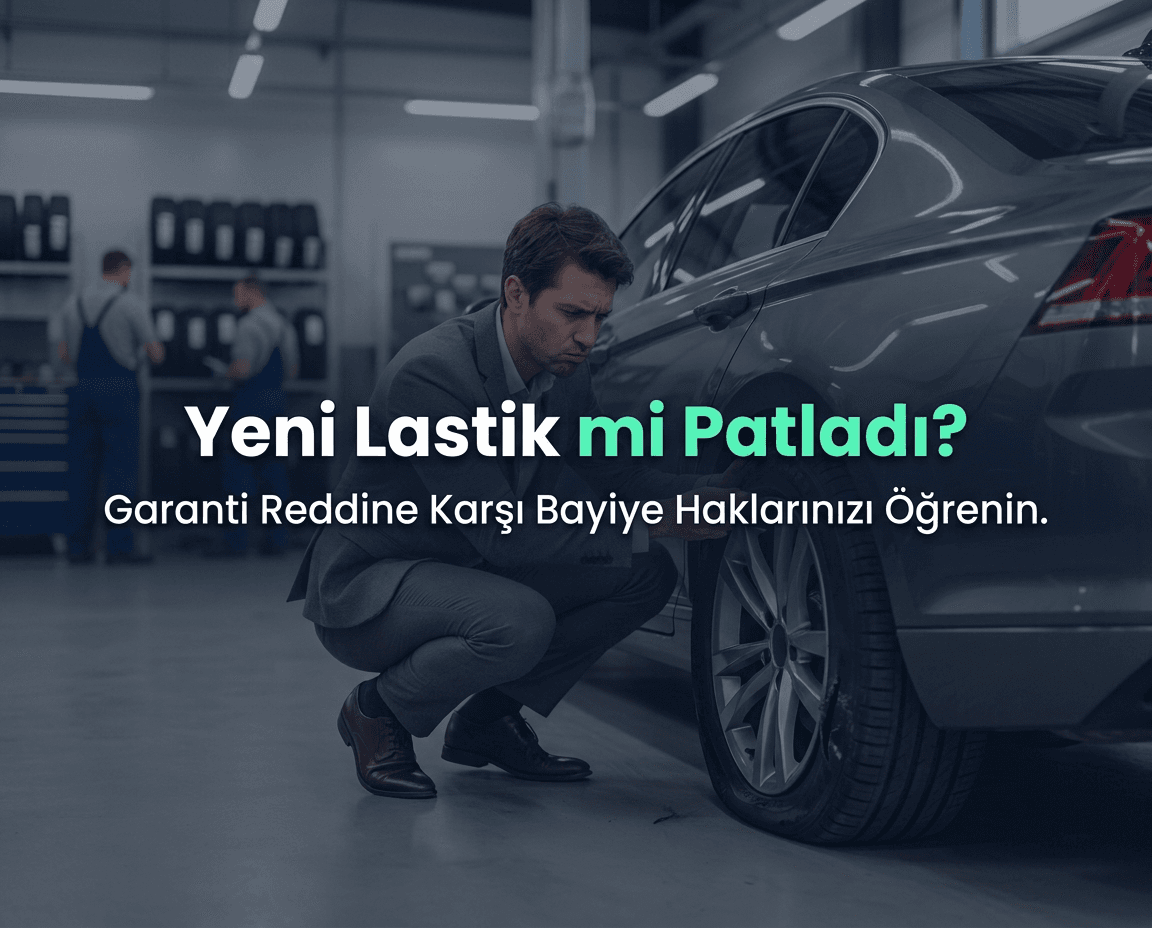 Yeni Lastik Patladı, Tamirci "Kullanım Hatası" mı Diyor? Bayiye Karşı Haklarınız