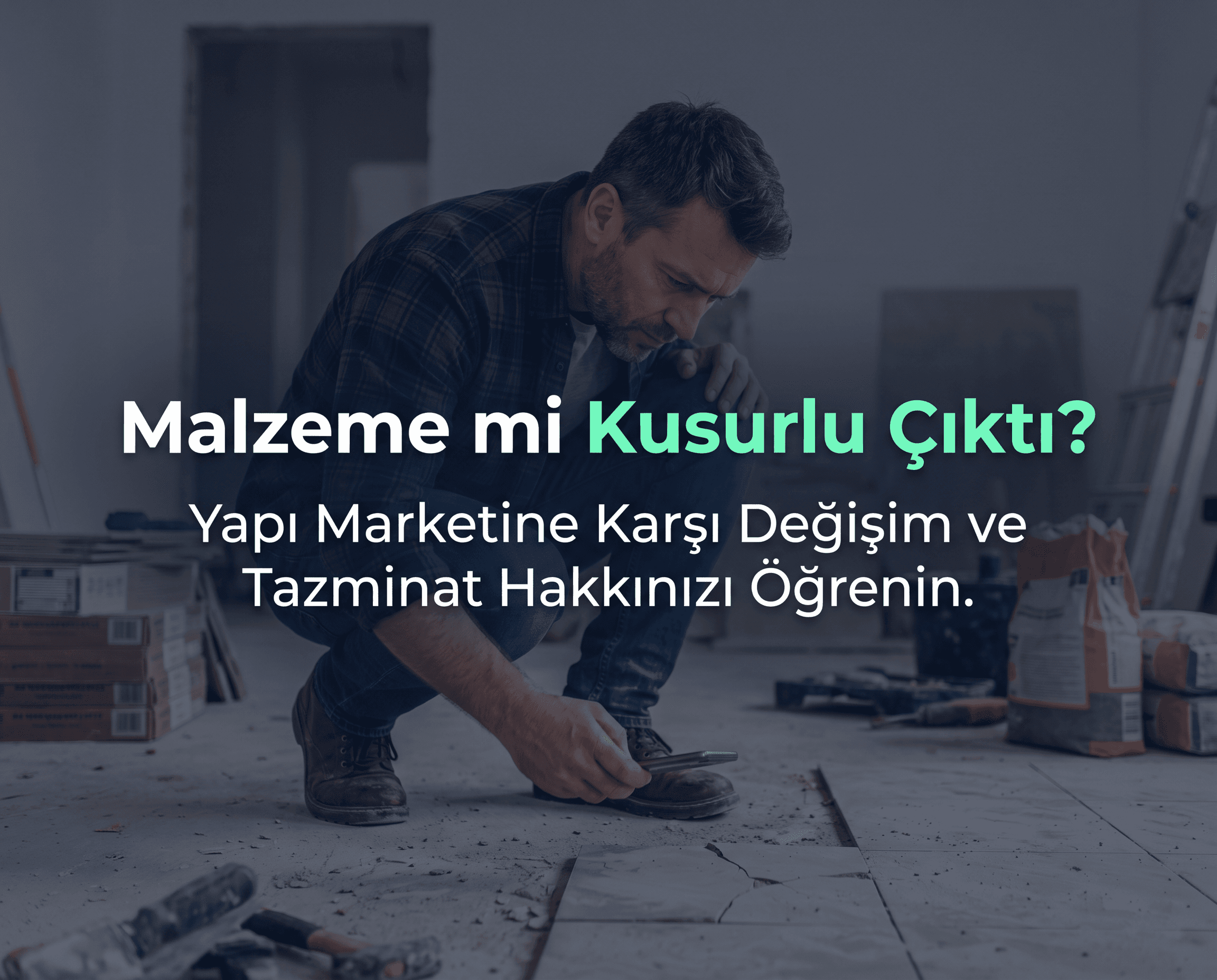 Aldığım Fayans Çatladı, Boya Renk Değiştirdi: Yapı Marketine Karşı Haklarınız