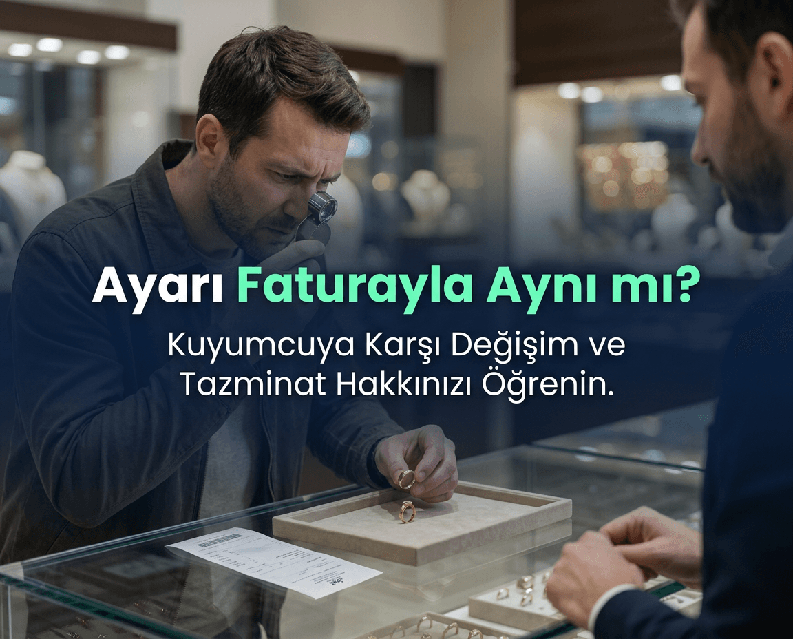 Aldığım Yüzük İddia Edilen Ayarda Çıkmadı: Kuyumcuya Karşı Haklarınız
