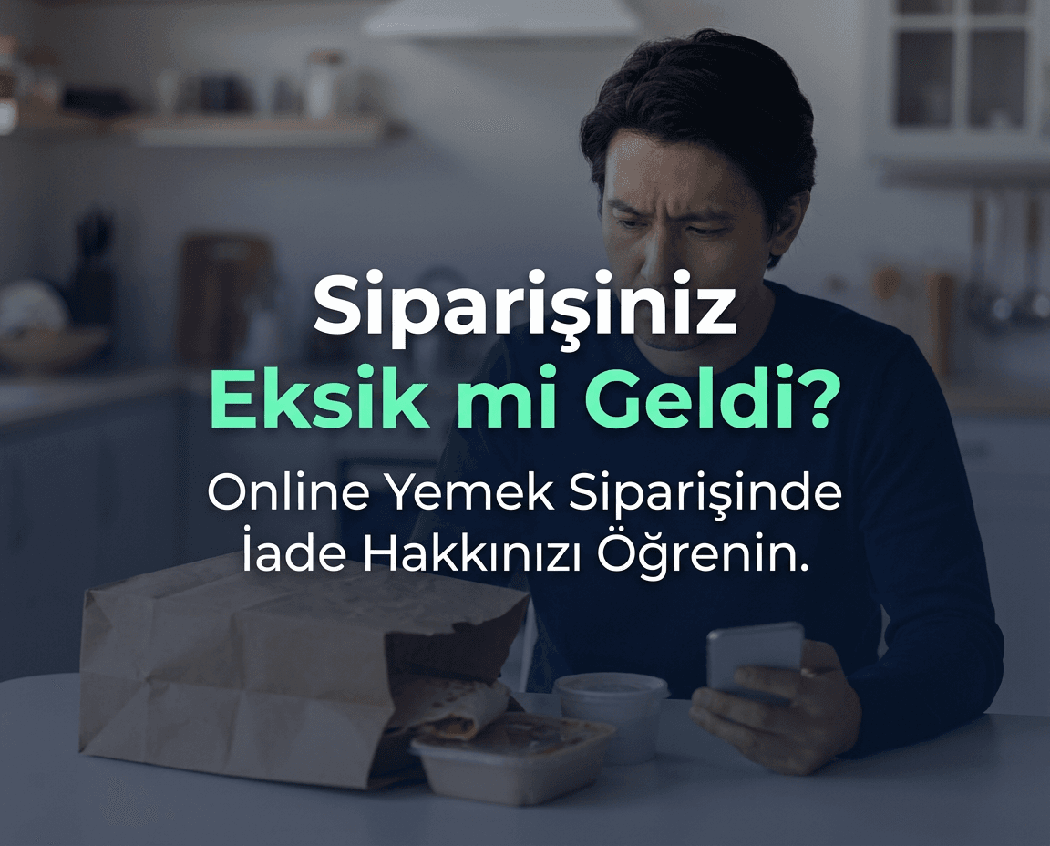 Online Yemek Siparişim Eksik ve Soğuk Geldi: Haklarınız