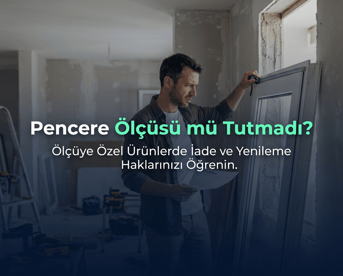 Ölçüye Özel Yaptırdığım Pencere Olmadı: Firmaya Karşı Haklarınız