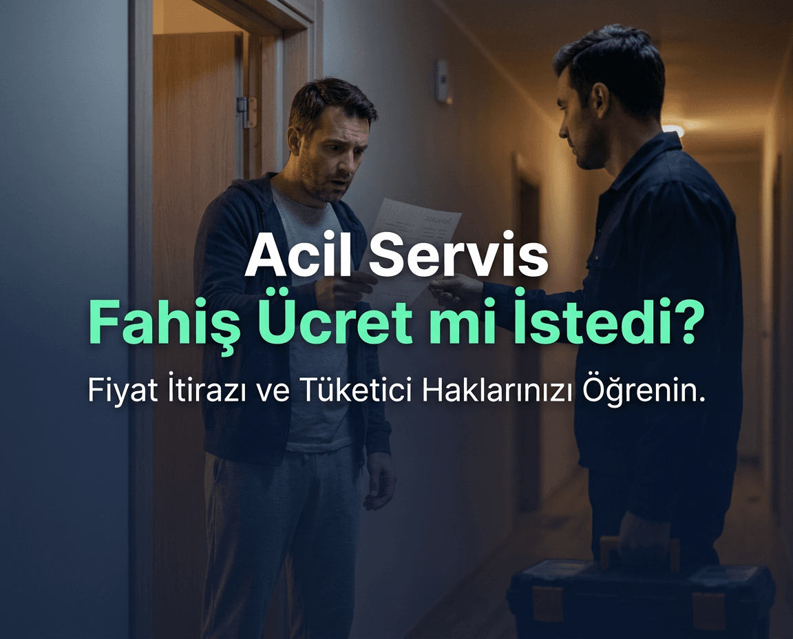 Acil Servis Çağırdım, Fahiş Ücret İstediler: Çilingir ve Tesisatçıya Karşı Haklarınız