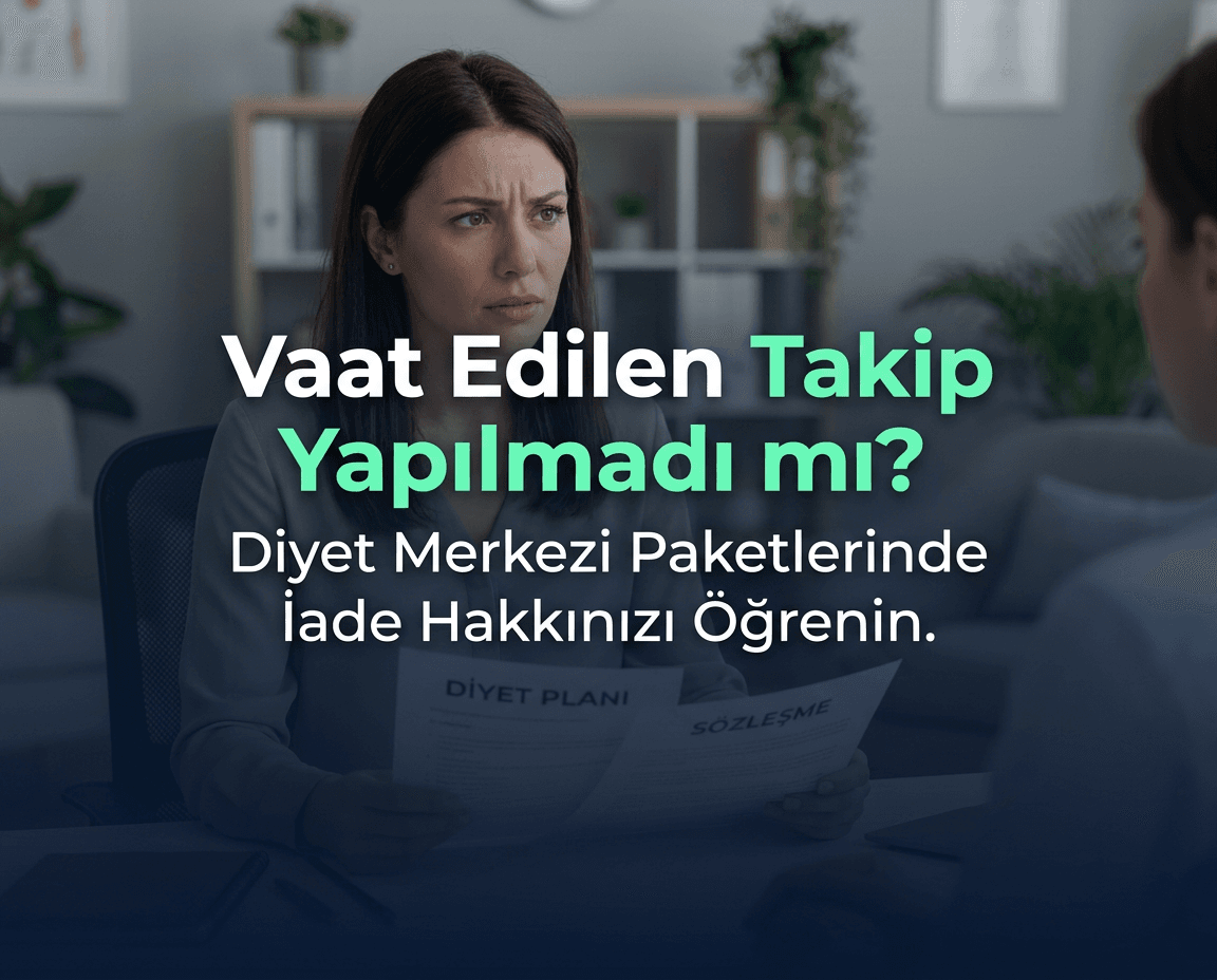 Diyet Paketi İçin Peşin Ödedim, Vaat Edilen Takip Yapılmadı: Haklarınız
