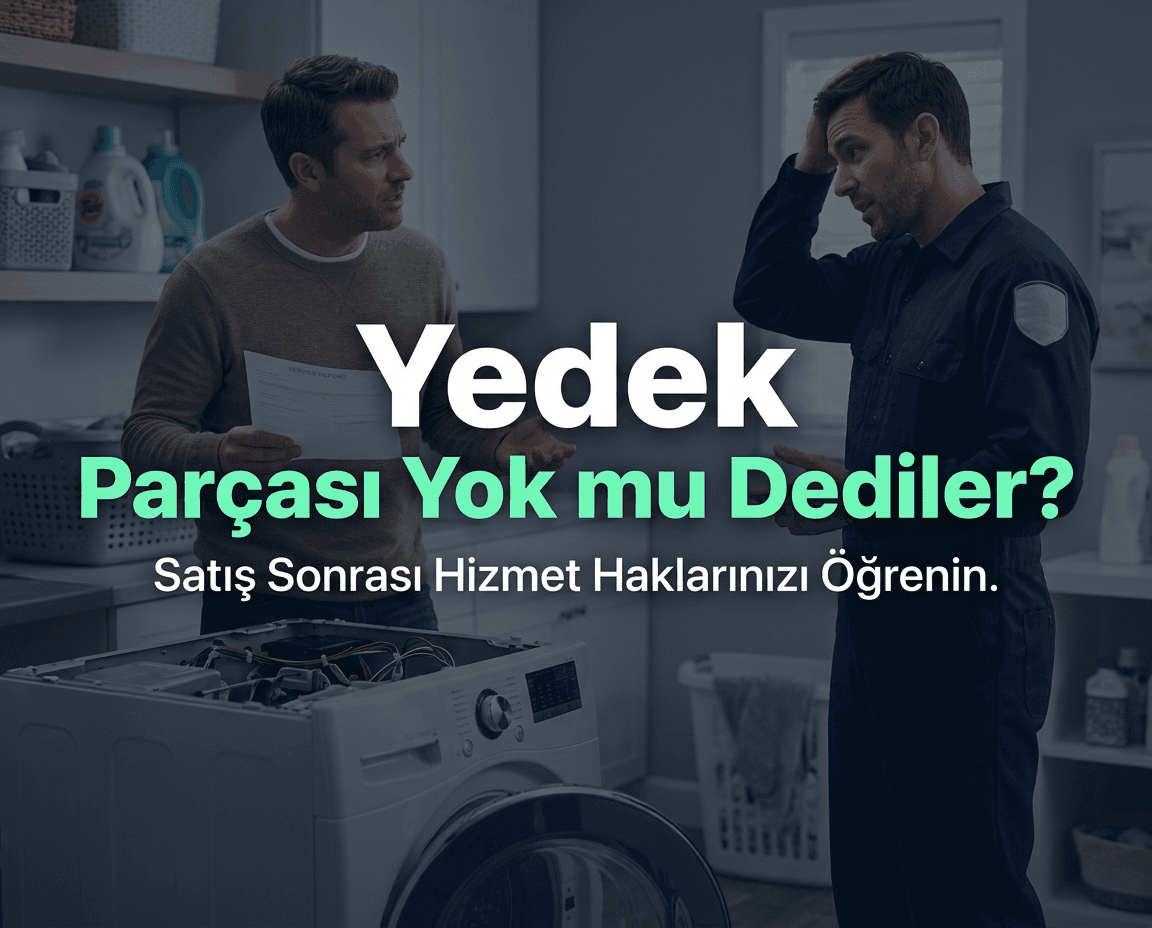 Cihazım Bozuldu, "Yedek Parçası Yok" Dediler: Satış Sonrası Hizmet Haklarınız